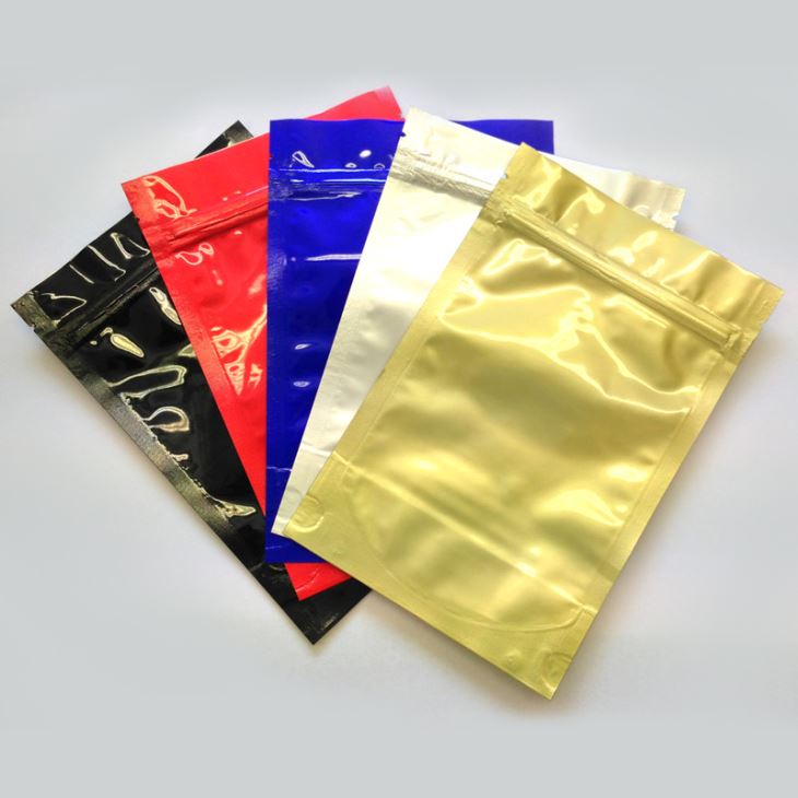 Zipper tal-Foil Stand Up Bags