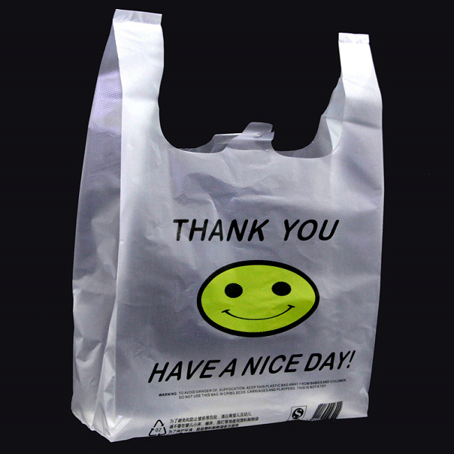Smiling Face T-shirt Bag
