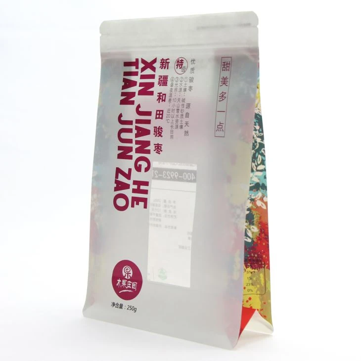 In-naħa Gusset qiegħ ċatt boroż għall-ġewż Snacks