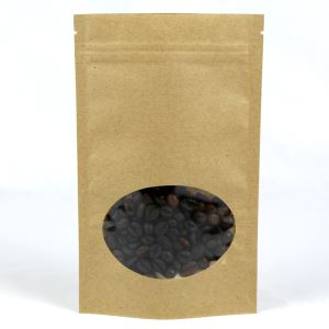 Stand Up Bags Kraft Paper Bil Tieqa