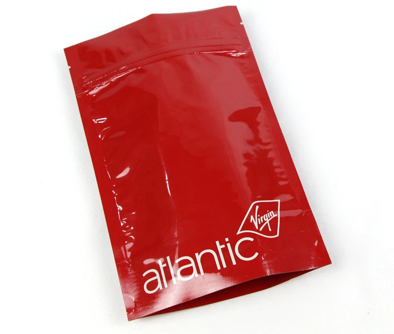 Red Aluminum Foil Stand Up Bags Zipper Red Aluminum Foil Stand Up Zipper Bags