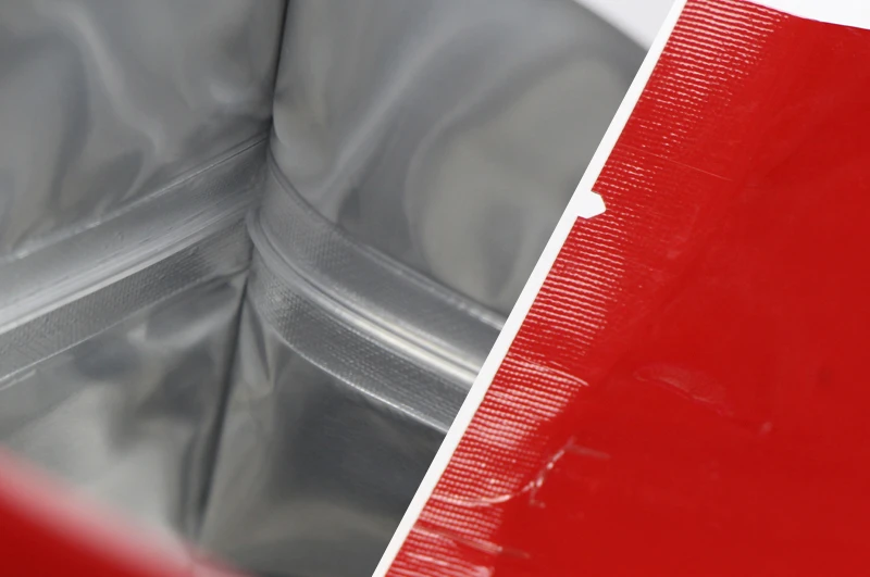 Red Aluminum Foil Stand Up Bags Zipper Red Aluminum Foil Stand Up Zipper Bags