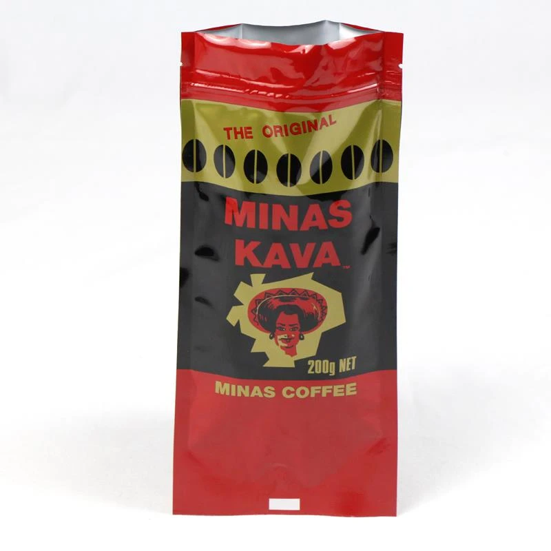 Pakkett tal-Kafè għall-Ippakkjar tal-Fibra tal-Foil tal-Aluminju Aluminum Foil Zipper Coffee Packaging Pouch