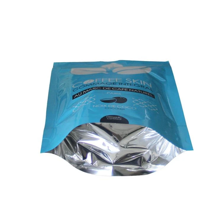 250g laminati Stand Up Bag tal-Kafè tal-Foil Laminated 250g Stand Up Foil Coffee Bag
