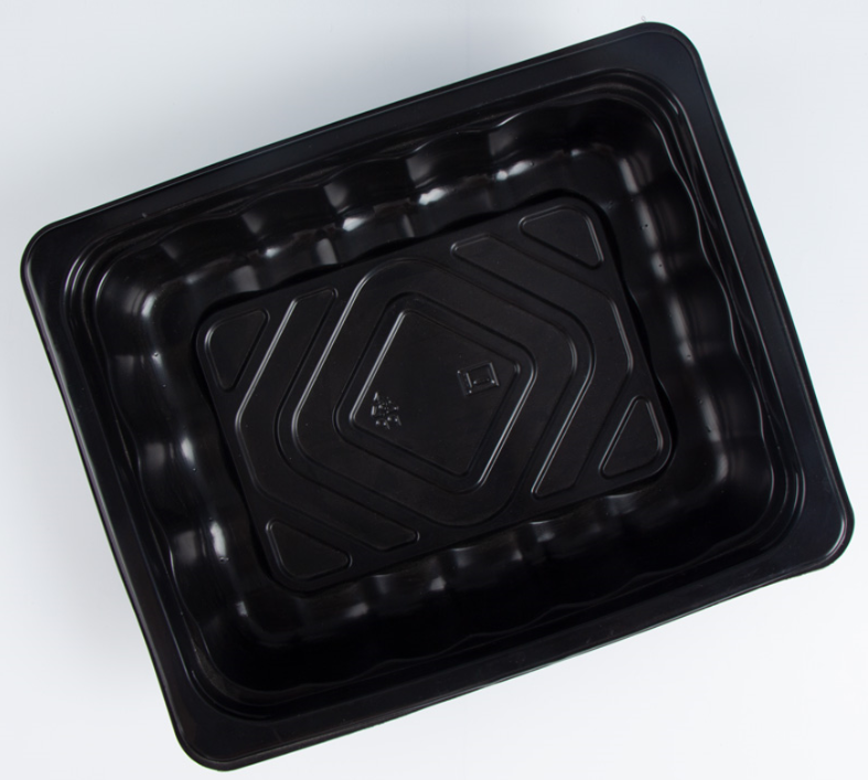 Black Food Tray