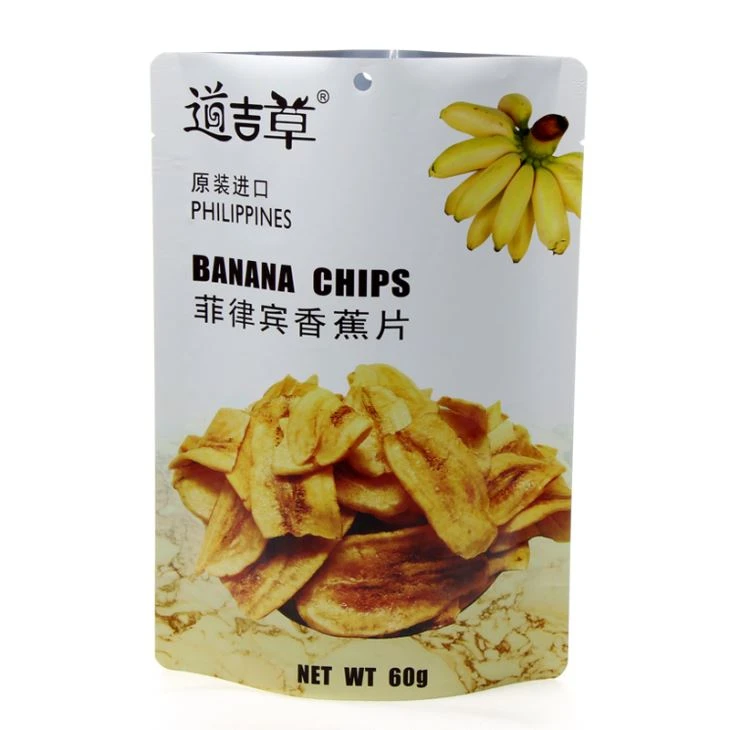 Stand Up Aluminum Foil Ippakkjar Bag Għall Chips tal-Banana