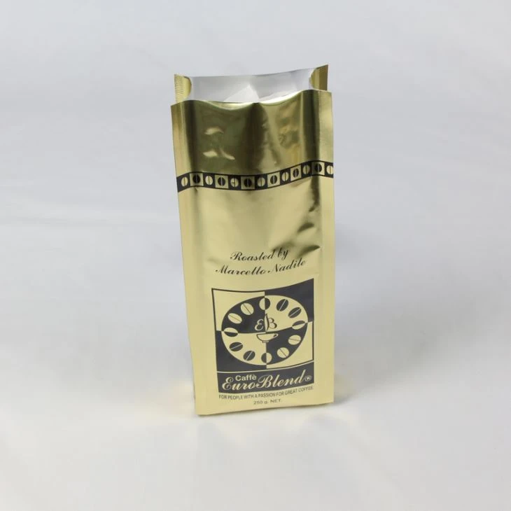 Fojl tal-aluminju ġenb 250g tliet issiġillar istampar personalizzat borża tal-kafè