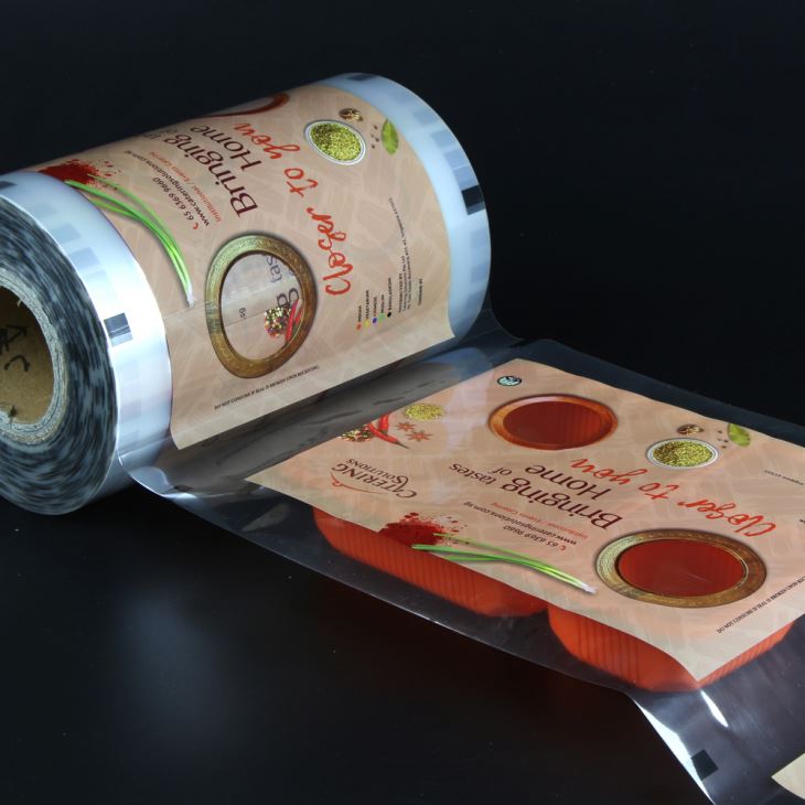 Custom Design Printing Logo Hot Siġillar Film Għall-Ikel Kontenitur