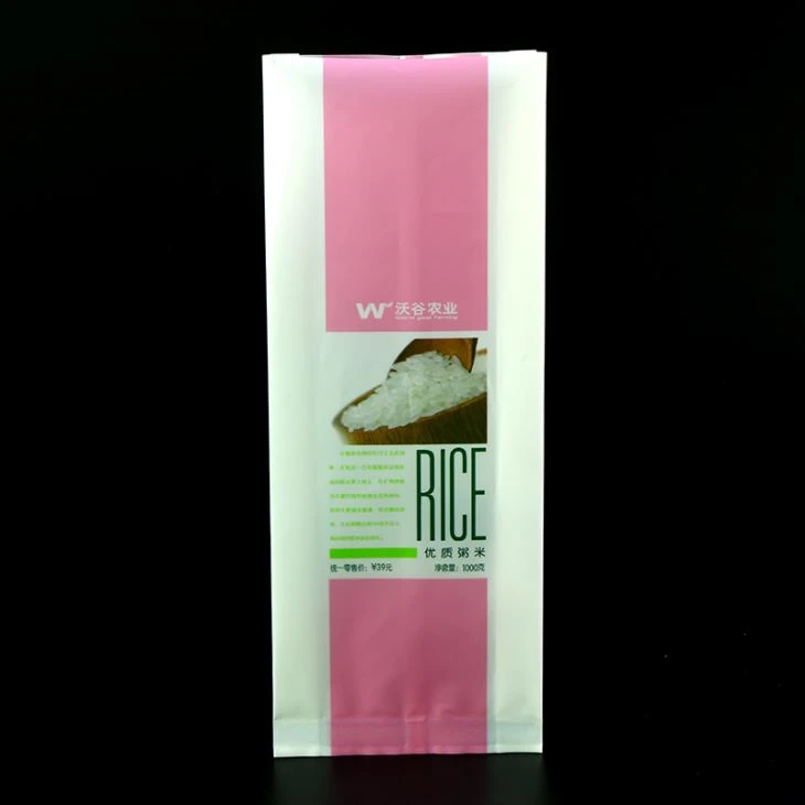 Side Bag tal-Ippakkjar tal-Plastik tal-Vażett Guesset