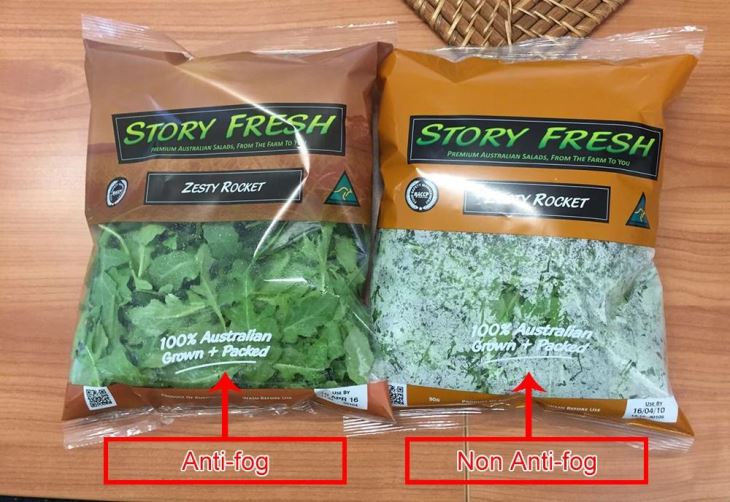 Ħxejjex friski Frott Bags ta 'l-Ippakkjar tal-plastik Kontra ċ-Ċpar Bil-Logo Personalizzat