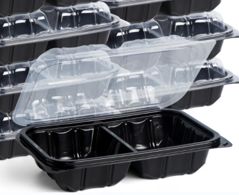 2Compartments PP To Go Kontenitur Għall-Ikel