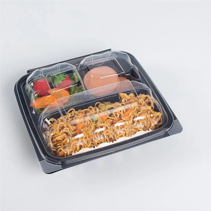 9x9'' Għatu biċ-ċappetti Takeout Ikel Kontenitur