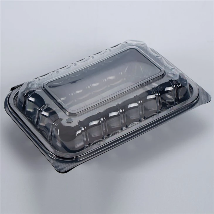 Kontenituri tal-Ħażna tal-Ikel Iswed tal-plastik