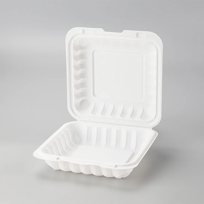 Clamshell 8x8 Pulzier MFPP Biċ-ċappetti Biex Mur Kontenituri tal-Ikel
