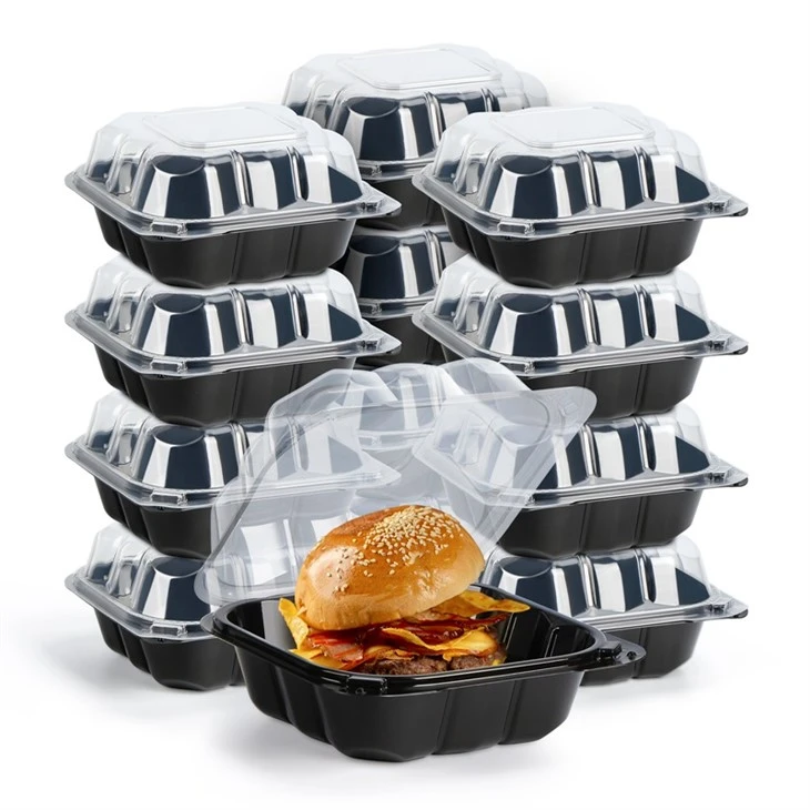 Clamshell Take Out Kontenituri Kontra ċ-ċpar