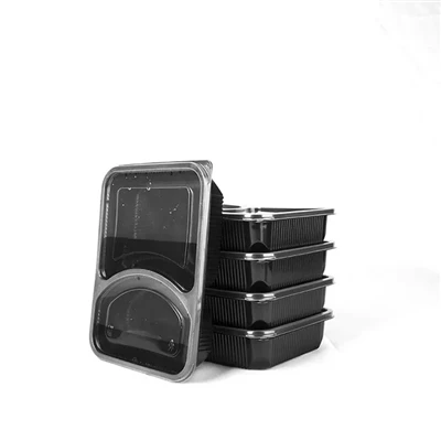 Logo Custom Microwave Kontenituri tal-Ikel Sikur B'għotjien Stackable Mfpp Bi...
