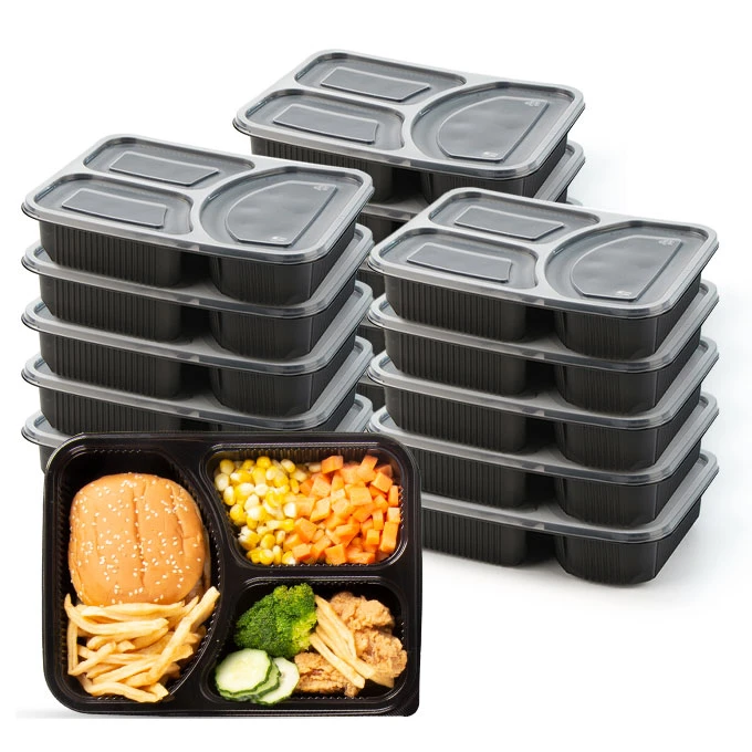 Kaxxa ta 'l-Ikla ta' Catering ta' l-Ikel Bento Disposable Waħda