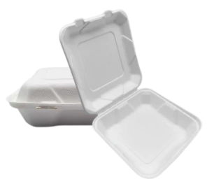 9'' Bagasse To Go Kontenituri tal-Ikel
