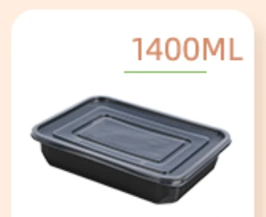Disposable To Go Kontenituri tal-Ikel 1compartment