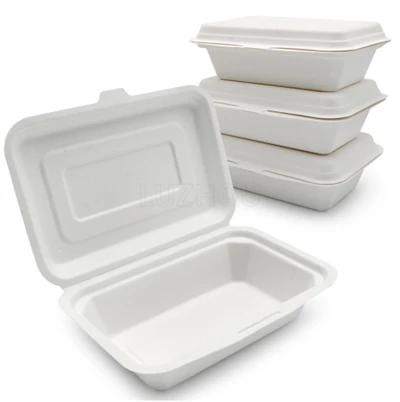 To Go Kontenituri B'Għotjien Disposable Bagasse
