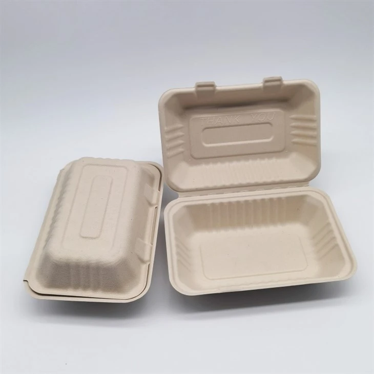 Kontenitur tal-Ikel tal-Polpa tal-Bambu tal-Bagasse tal-kannamieli
