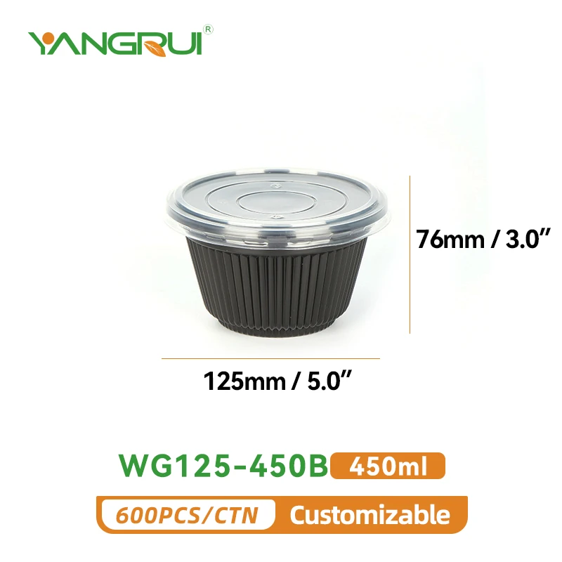 round plastic to go bowls