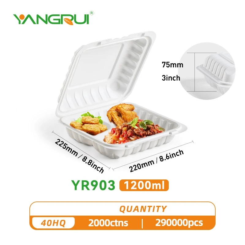 Clamshell Take-Out Food Box Clamshell Take-Out Food Box