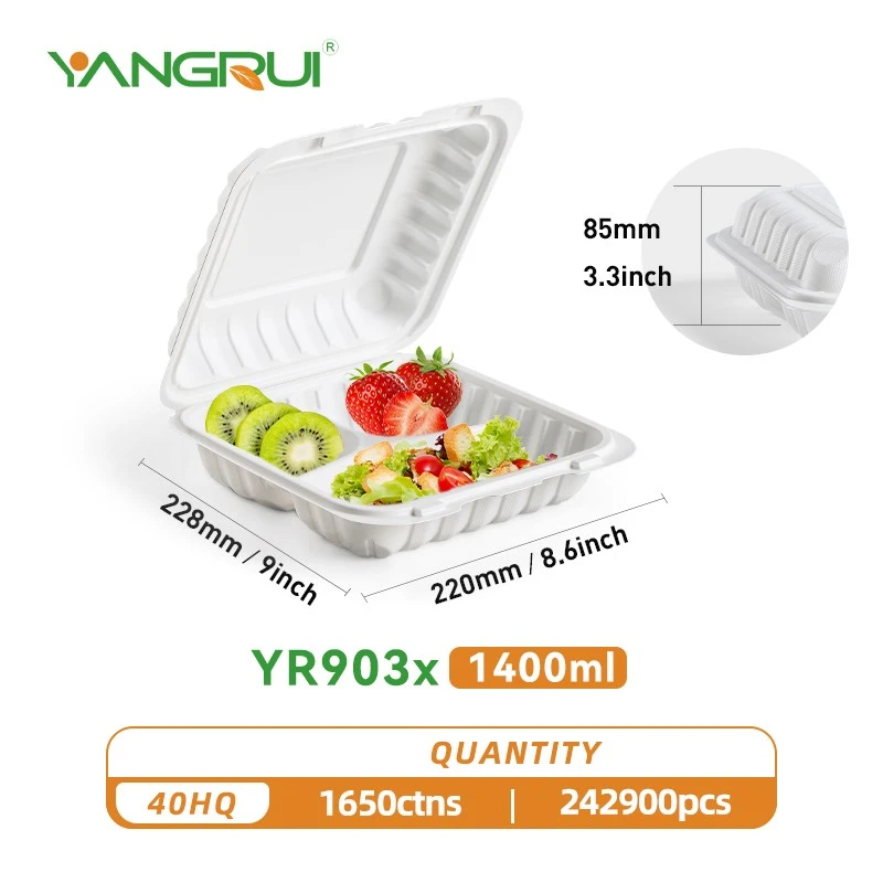 Clamshell Take-Out Food Box